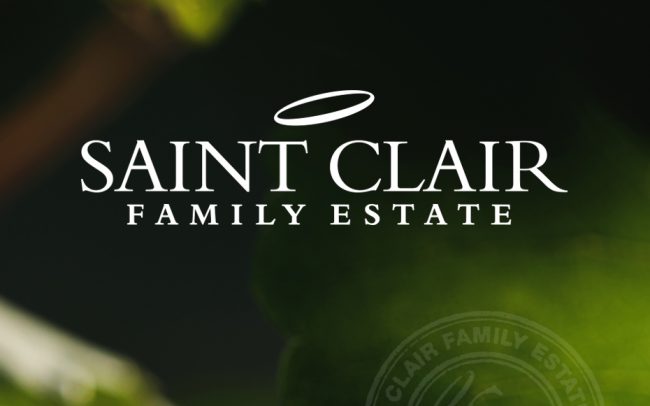 Saint Clair Family Estate Wine Logo Brand Identity Packaging Design Agency Australia