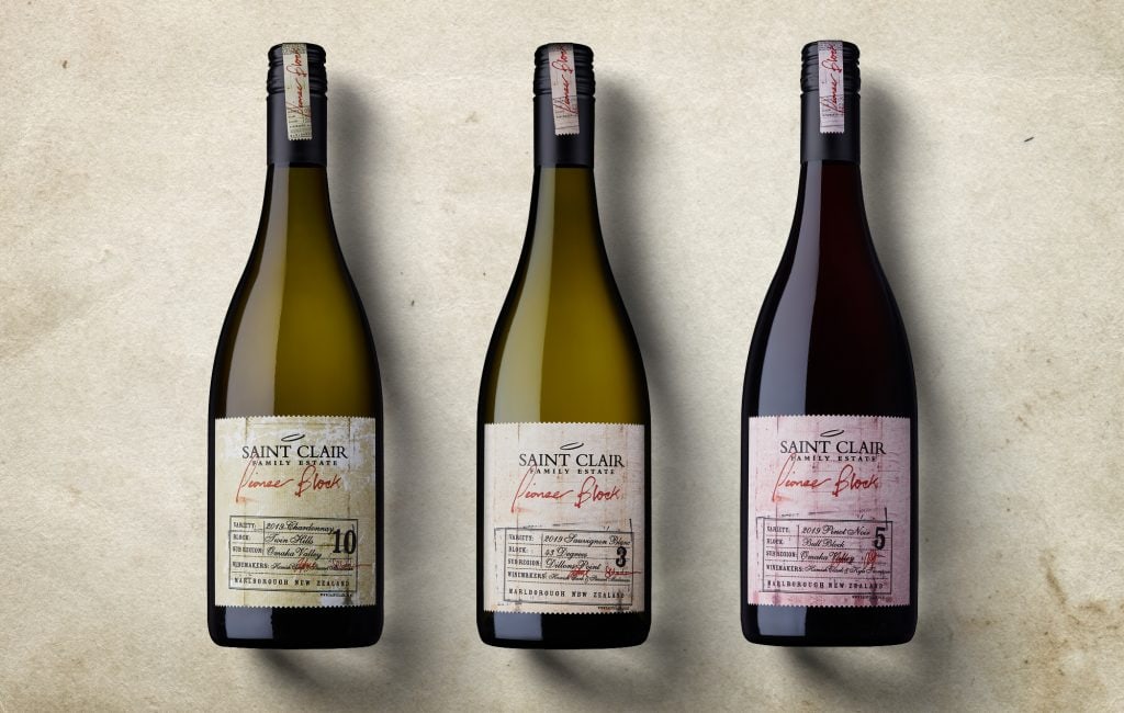 Saint Clair Family Estate Wine Brand Identity Packaging Design Agency Australia