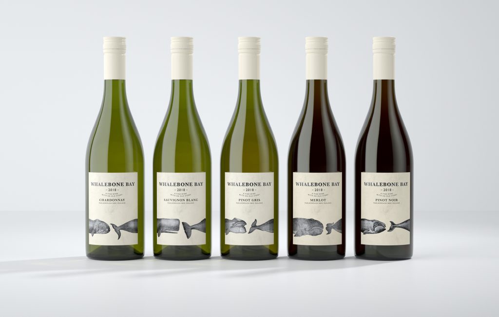 Whalebone Bay Wine Packaging Design